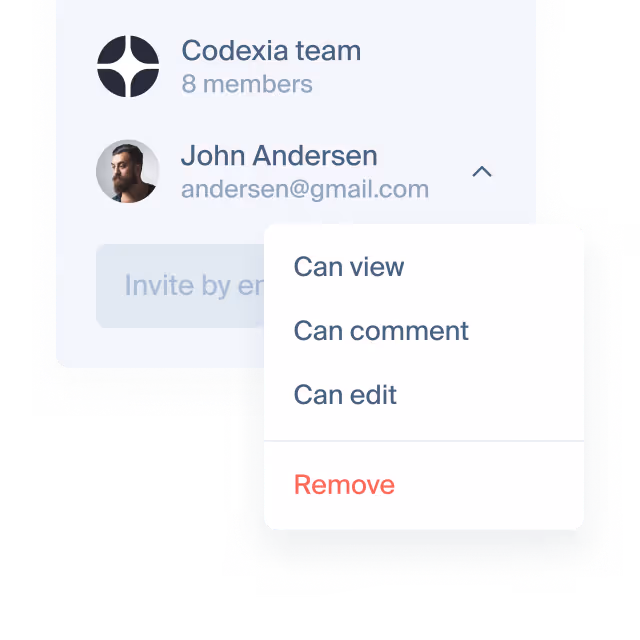 User-level access level settings | Octopus.do