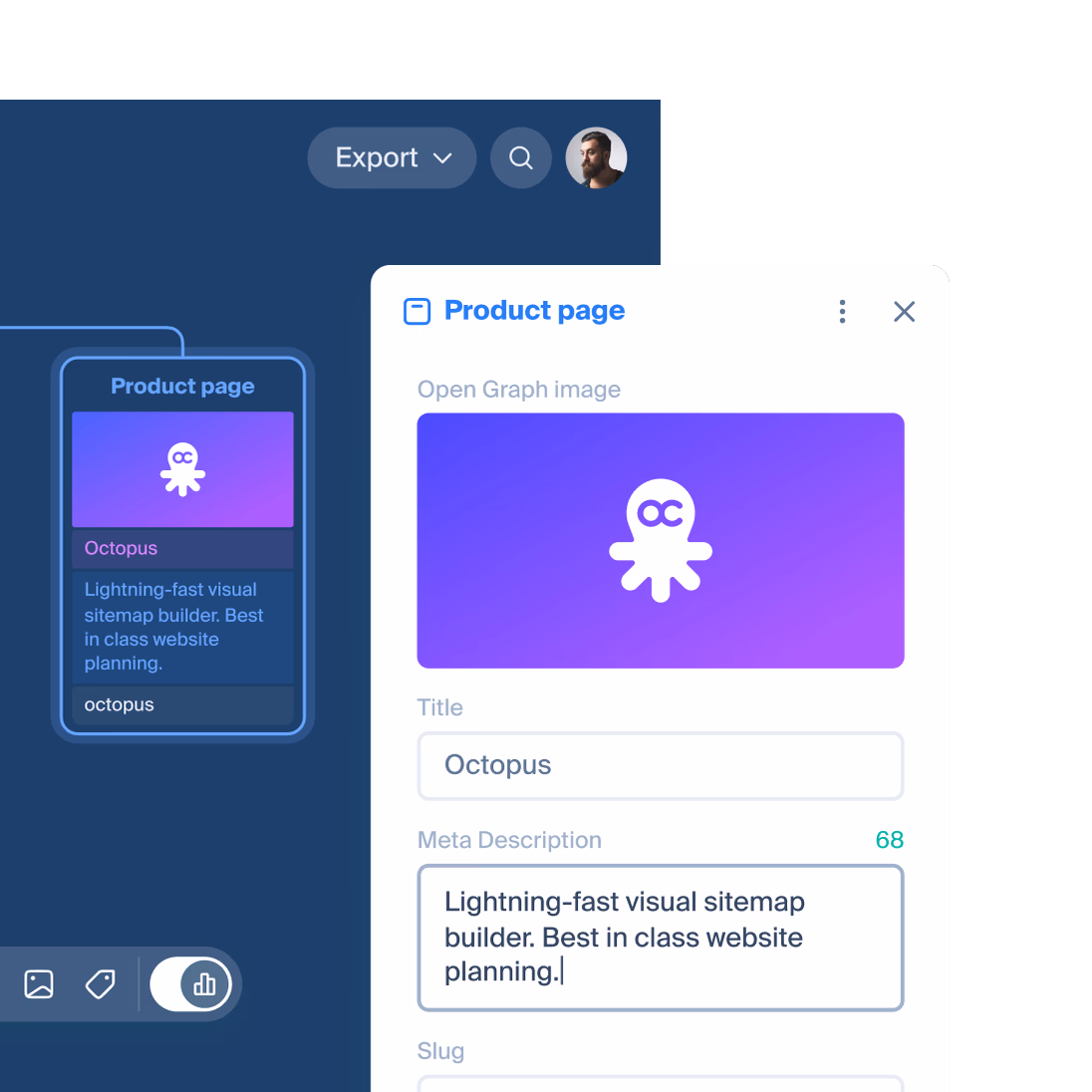 Meta tags and og:image editing | Octopus.do